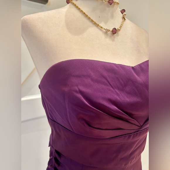 NEW with TAGS!  Purple Bodycon Cocktail Dress - Picture 4 of 9